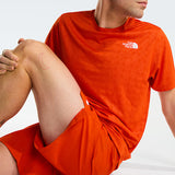 Load image into Gallery viewer, The North Face - Men's 24/7 Pentadome Embossed Reg Short-Sleeve Tee - Lava Red