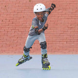 Load image into Gallery viewer, Rollerblade Microblade SL Black Lime Kids Skates