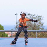 Load image into Gallery viewer, Rollerblade Microblade SL Black Orange Kids Skates