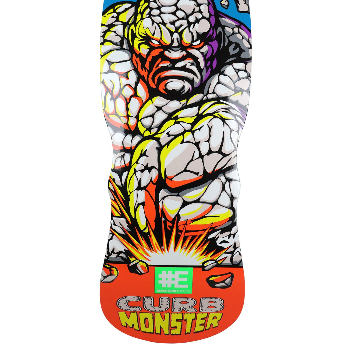 Everybody Skates Skateboard Deck Mike York Curb Monster Standard 9.5" x 33"