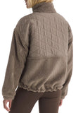 Load image into Gallery viewer, The North Face - Women's Cabin Fleece Full Zip - Mocha Brown