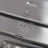 Load image into Gallery viewer, Hermes 925 Leather Touareg Hand Carved Carving Design Hairline Oval Belt Buckle