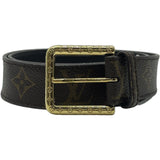 Load image into Gallery viewer, Louis Vuitton Belt Ceinture Monogram Canvas Brown Gold