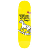 Load image into Gallery viewer, New Deal Skateboard Deck Useless Wooden Toys PAL Popsicle Yellow 8.25" x 32"