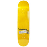 Load image into Gallery viewer, New Deal Skateboard Deck Useless Wooden Toys PAL Popsicle Yellow 8.25" x 32"