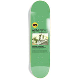 Load image into Gallery viewer, ON Video Skateboard Deck Hubba Rocks 8.375" x 32.2" Green