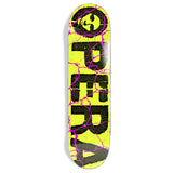 Load image into Gallery viewer, Opera Skateboard Deck Weatherd Safety Yellow 8.7" x 32"