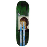 Load image into Gallery viewer, Opera Rider Stock Skateboard Deck Jeff Rasp Drama Dark Green 8.625" x 32.2"