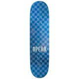 Load image into Gallery viewer, Opera Skateboard Deck Trey Wood Other Side Blue 8.25" x 32.1"