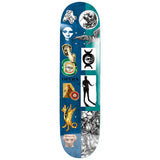 Load image into Gallery viewer, Opera Skateboard Deck Trey Wood Other Side Blue 8.25" x 32.1"