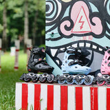 Load image into Gallery viewer, Flying Eagle S7 Nimbus Black Kids Skates