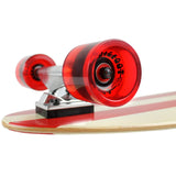 Load image into Gallery viewer, Paradise Longboard 9" x 44" Red Pinstripe Kicktail Complete