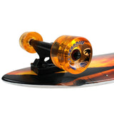 Load image into Gallery viewer, Paradise Longboard 9.5" x 39.5" White Sunset Swallow Tail Fish Shape