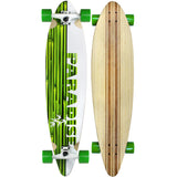 Load image into Gallery viewer, Paradise Longboard 9.75" x 41" Bamboo Inlay Stalks Concave Pintail Shape