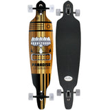 Load image into Gallery viewer, Paradise Longboard 9.5" x 44" Bamboo Tiki Face Drop Through Pintail