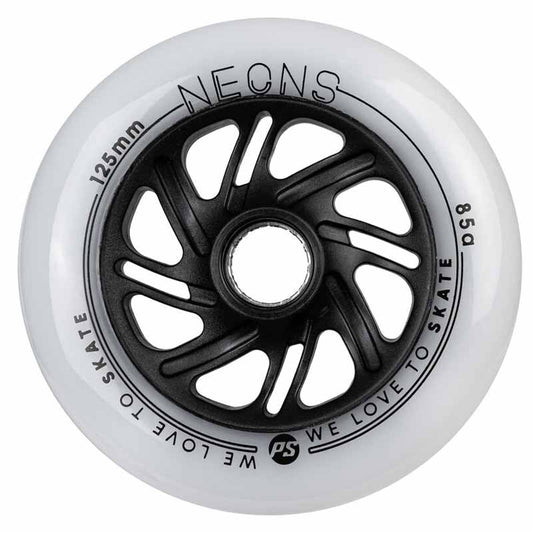 Powerslide Neons LED 125mm/85A Wheels (Pack of 6)