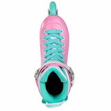 Load image into Gallery viewer, Powerslide Zoom Cotton Candy Pink 80 Skates