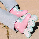 Load image into Gallery viewer, Powerslide Zoom Cotton Candy Pink 80 Skates