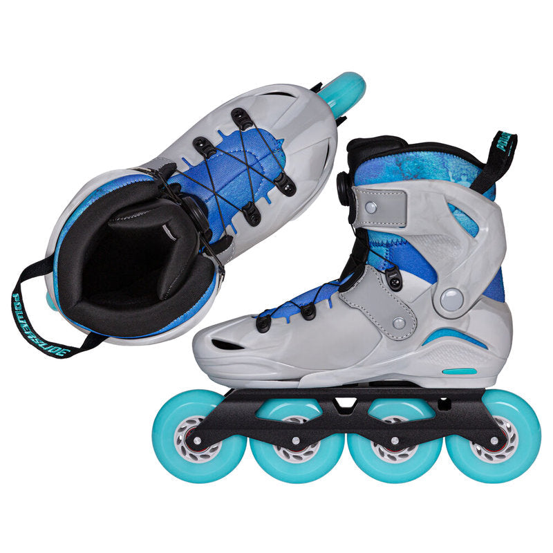 Powerslide Jet Pro PDS Smoky Grey adj. Kids Skates