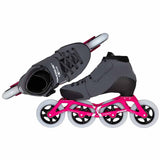 Load image into Gallery viewer, Powerslide Triple X Evo Hot Pink adj. Racing Kids Skates