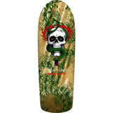 Load image into Gallery viewer, Powell Peralta Skateboard Deck McGill Skull and Snake Green/Gold Foil Old School Reissue