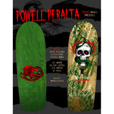 Load image into Gallery viewer, Powell Peralta Skateboard Deck McGill Skull and Snake Green/Gold Foil Old School Reissue
