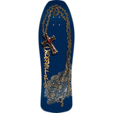 Load image into Gallery viewer, Powell Peralta Skateboard Deck Ray Underhill Cross Navy/Gold Foil Old School Reissue