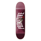 Load image into Gallery viewer, Primitive Skateboard Deck Messenger Maroon 7.75" x 31.05"