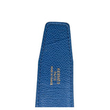 Load image into Gallery viewer, Hermes Constance H Buckle Reversible Belt Black Blue Gold Hardware