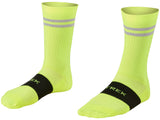 Load image into Gallery viewer, Sock Trek Race Reflective Crew SM (35-38) Radioactive Yellow