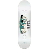 Load image into Gallery viewer, Real Skateboard Deck EMB White 8.5" x 31.85"