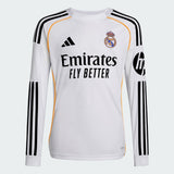 Load image into Gallery viewer, adidas Real Madrid 25/26 Long Sleeve Home Jersey Kids