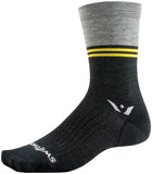 Load image into Gallery viewer, Swiftwick Pursuit Seven Ultralight Socks - 7", Block Stripe
