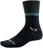 Load image into Gallery viewer, Swiftwick Pursuit Seven Ultralight Socks - 7", Block Stripe