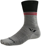 Load image into Gallery viewer, Swiftwick Pursuit Seven Ultralight Socks - 7", Block Stripe