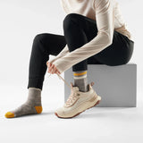 Load image into Gallery viewer, Smartwool - Women's Hike Light Cushion Tube Stripe Crew Socks - Taupe Natural Marl