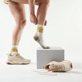 Load image into Gallery viewer, Smartwool - Women's Hike Light Cushion Zig Zag Valley Mid Crew Socks - Moonbeam