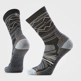 Load image into Gallery viewer, Smartwool - Hike Light Cushion Mountain Range Crew Socks - Charcoal Light Gray