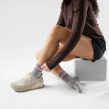 Load image into Gallery viewer, Smartwool - Women's Run Zero Cushion Mid Crew Socks - Light Gray