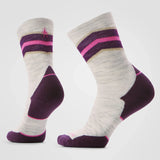 Load image into Gallery viewer, Smartwool - Women's Run Targeted Cushion Mid Crew Socks - Ash