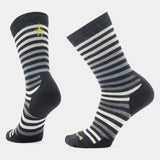 Load image into Gallery viewer, Smartwool - Everyday Spruce Street Crew Socks - Black White