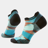 Load image into Gallery viewer, Smartwool - Women's Run Targeted Cushion Brushed Print Low Ankle Socks - Nightfall Blue