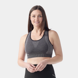 Load image into Gallery viewer, Smartwool - Women's Intraknit Racerback Bra - Black Heather