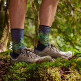 Load image into Gallery viewer, Smartwool - Trail Run Targeted Cushion Neature Print Crew Socks - Twilight Blue
