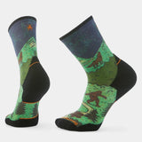 Load image into Gallery viewer, Smartwool - Trail Run Targeted Cushion Neature Print Crew Socks - Twilight Blue