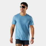 Load image into Gallery viewer, Smartwool - Active Short Sleeve - Men's - Mineral Blue Heather