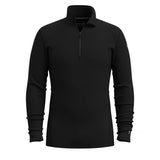 Load image into Gallery viewer, Smartwool - Classic Thermal Merino Base Layer 1/4 Zip - Men's - Black