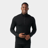 Load image into Gallery viewer, Smartwool - Classic Thermal Merino Base Layer 1/4 Zip - Men's - Black