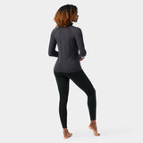 Load image into Gallery viewer, Smartwool - Classic Thermal Merino Base Layer 1/4 Zip - Women's - Charcoal Heather