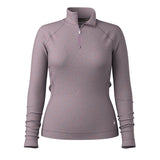 Load image into Gallery viewer, Smartwool - Classic Thermal Merino Base Layer 1/4 Zip - Women's - Chalk Violet Heather